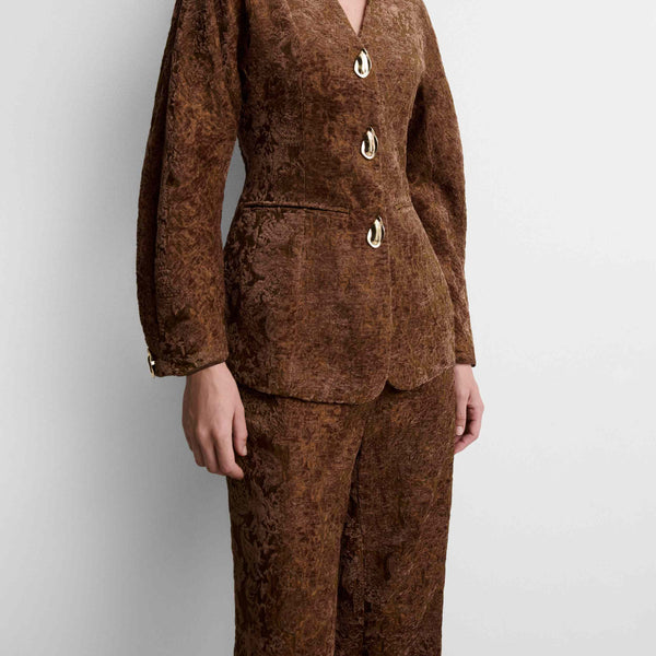 Chaqueta tejido fantasía