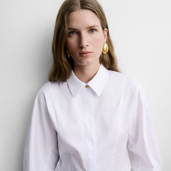 Shirt with kimono sleeve