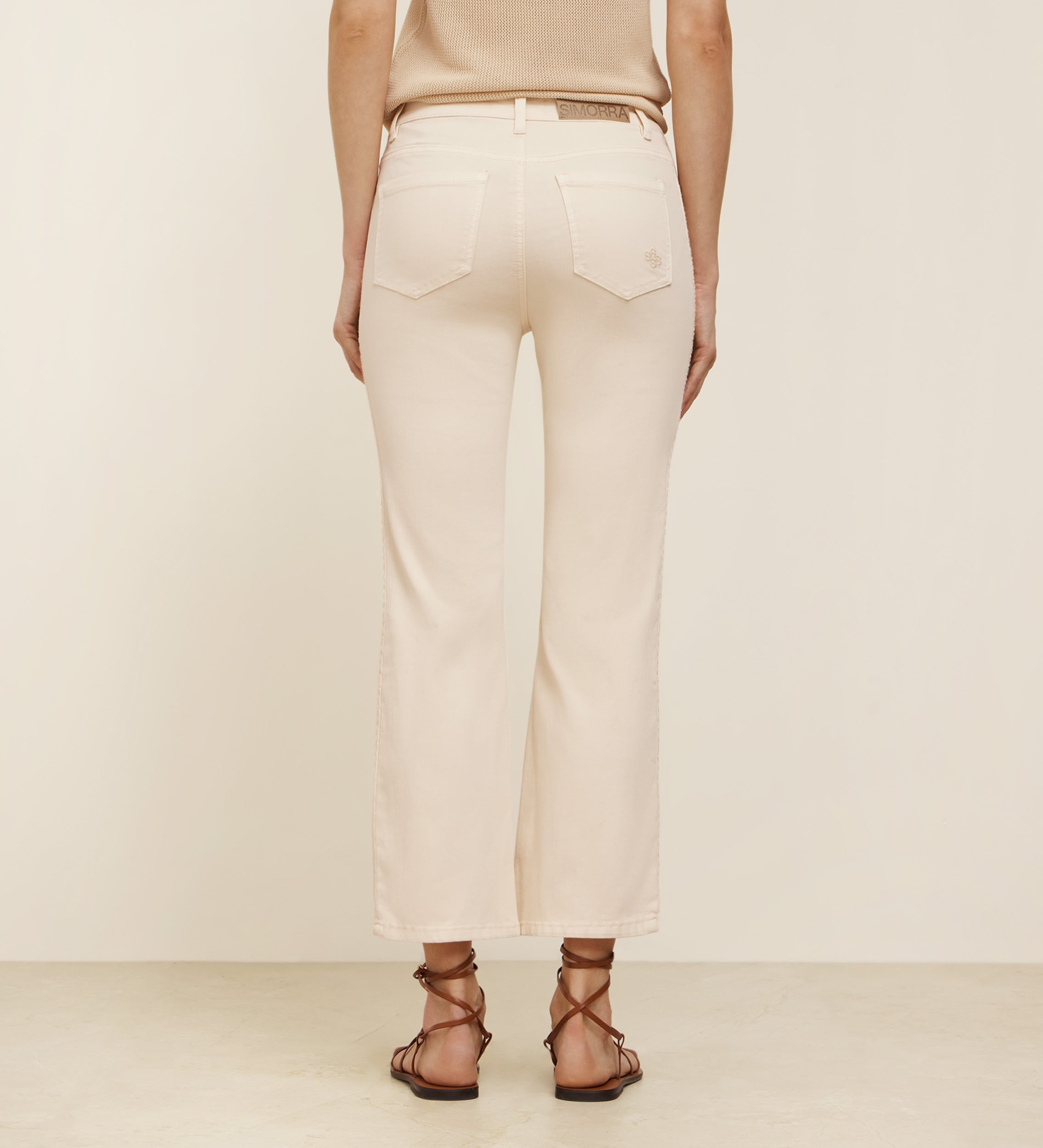 Embroidered long pants