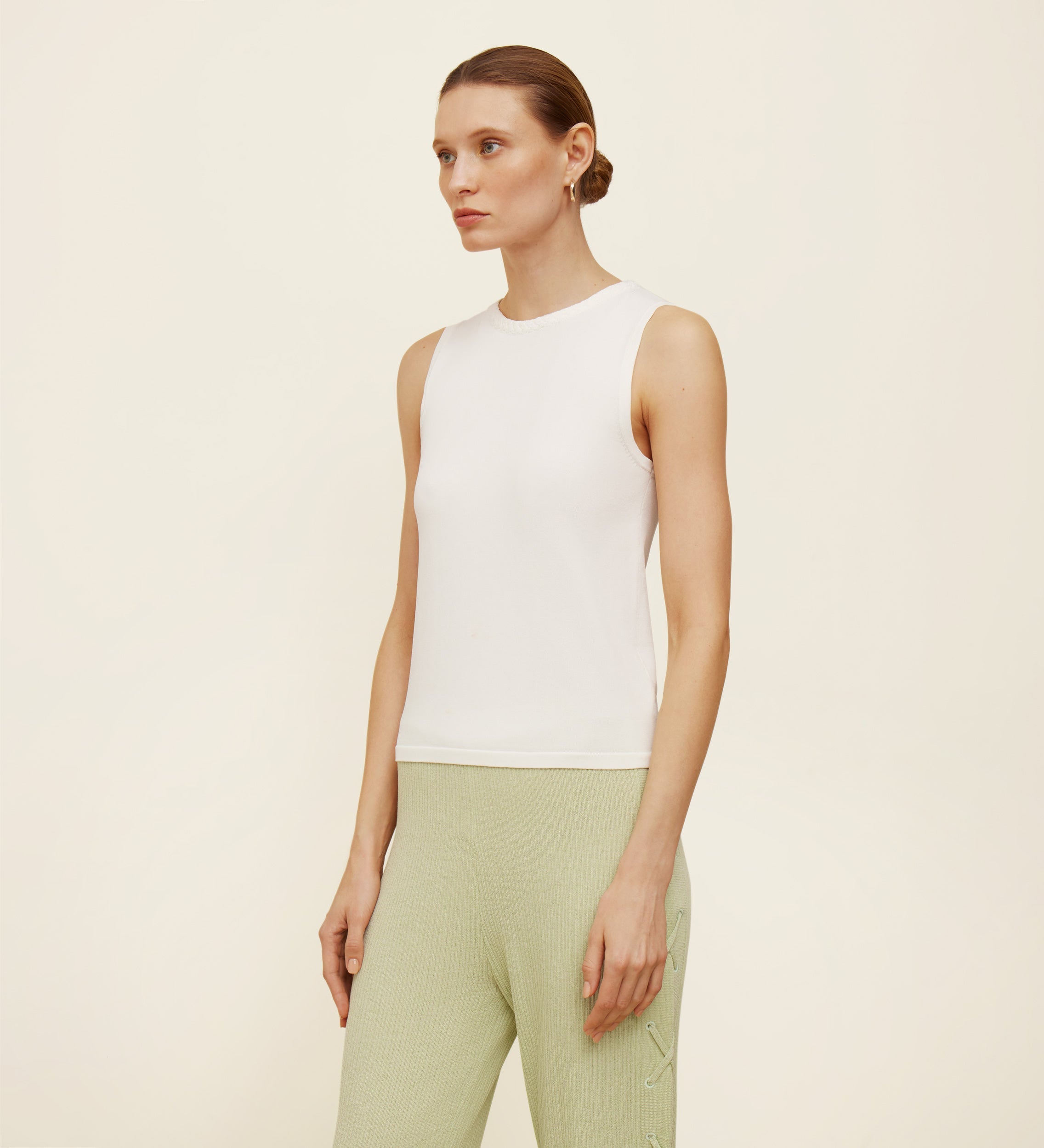 Top tricot sisado