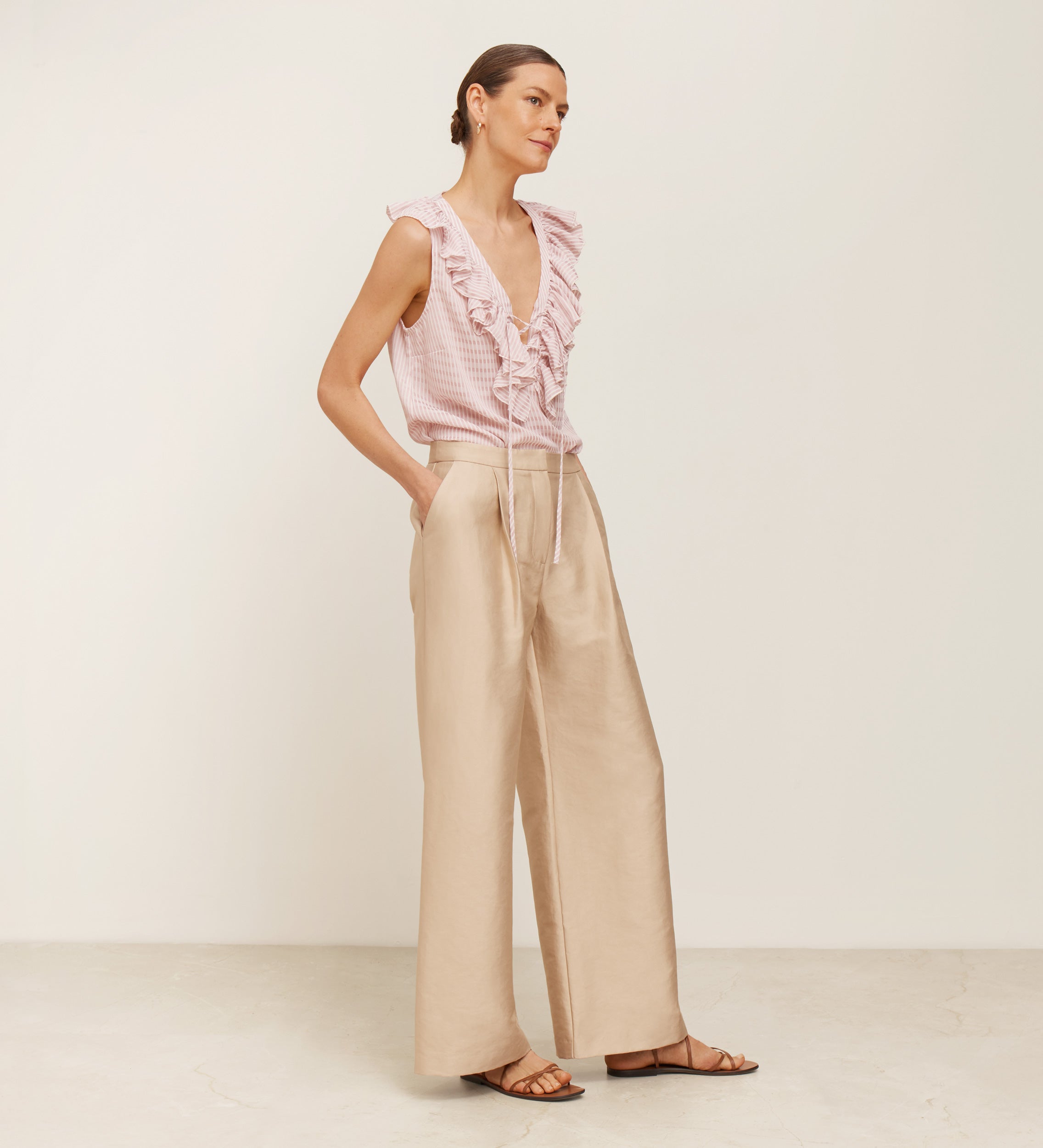 Blusa sisada volante