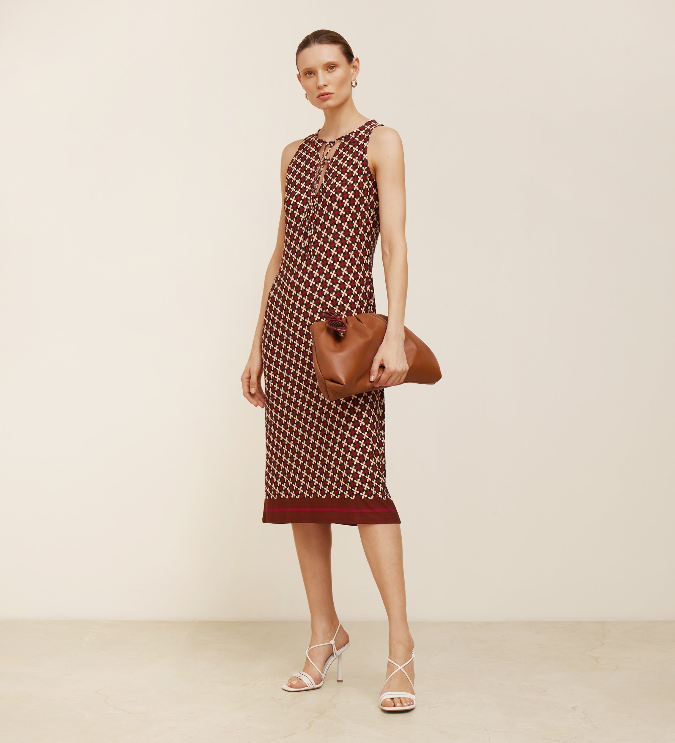 Vestido punto estampado