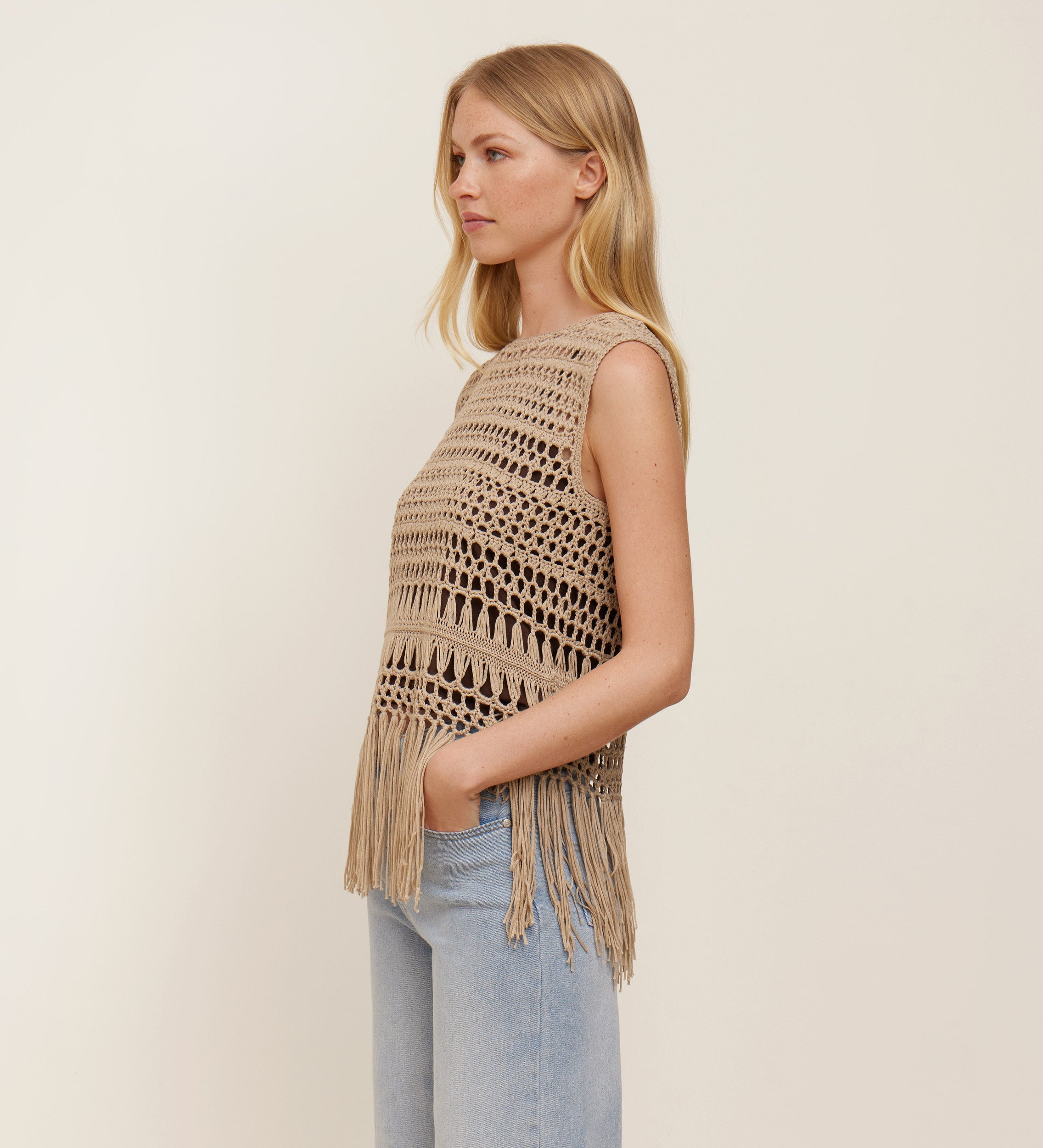 Top crochet flecos