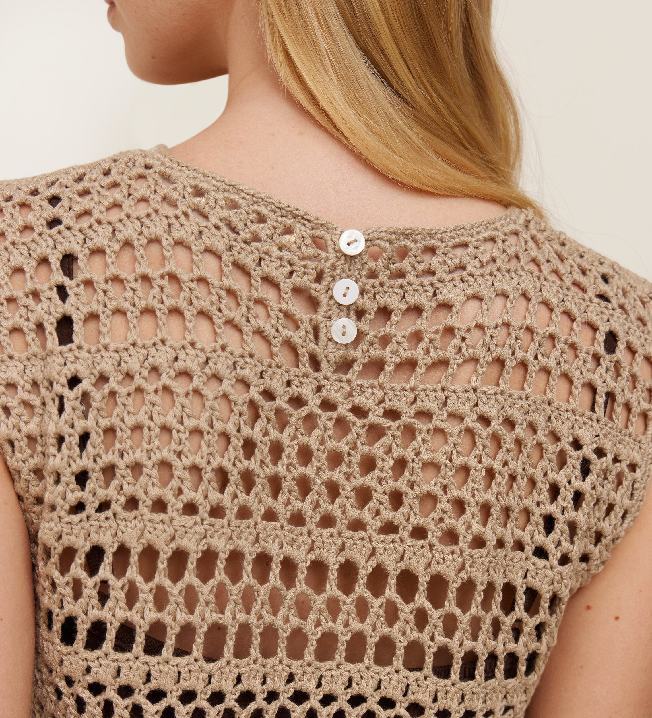 Top crochet flecos