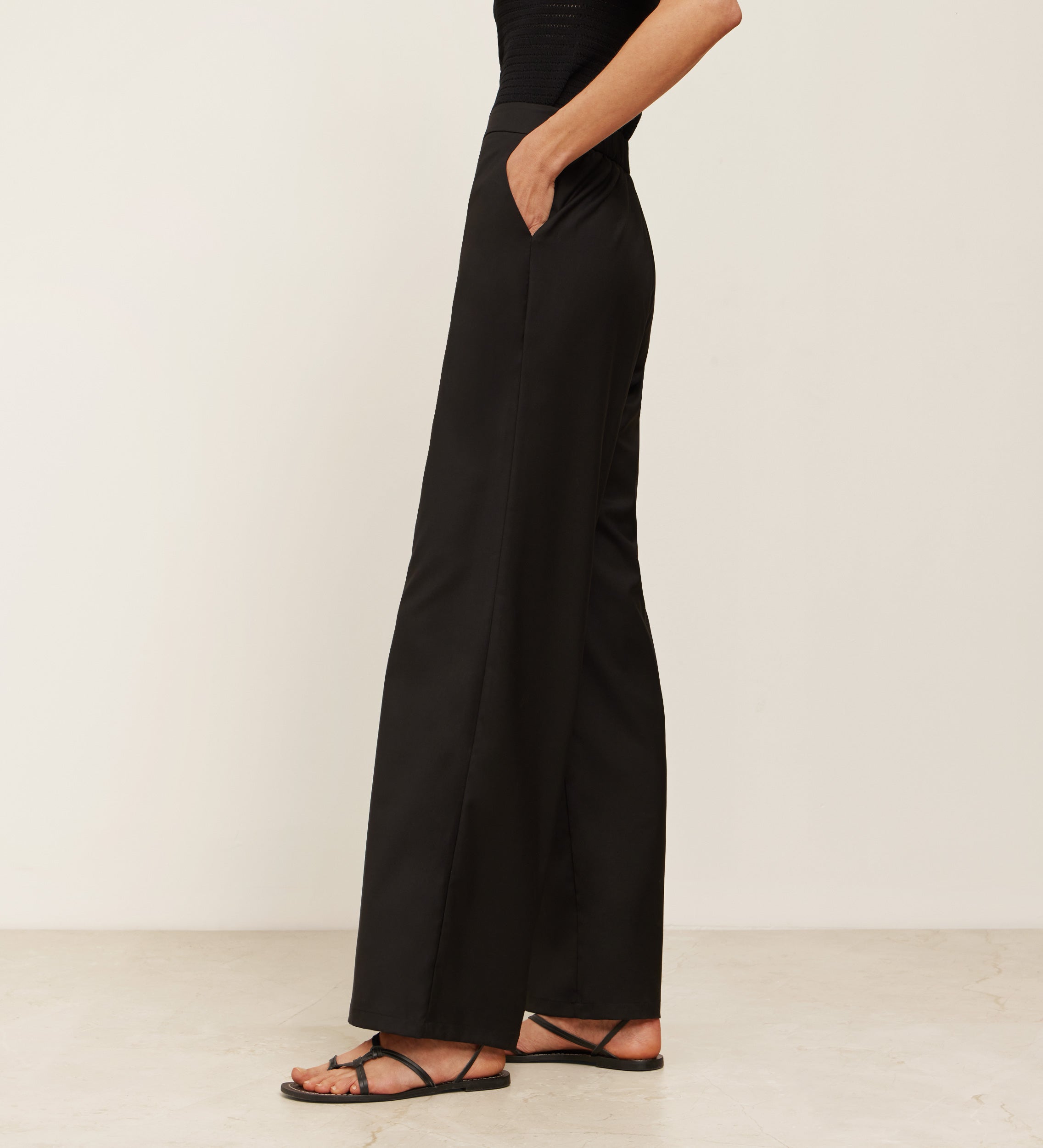 Long flowing trousers