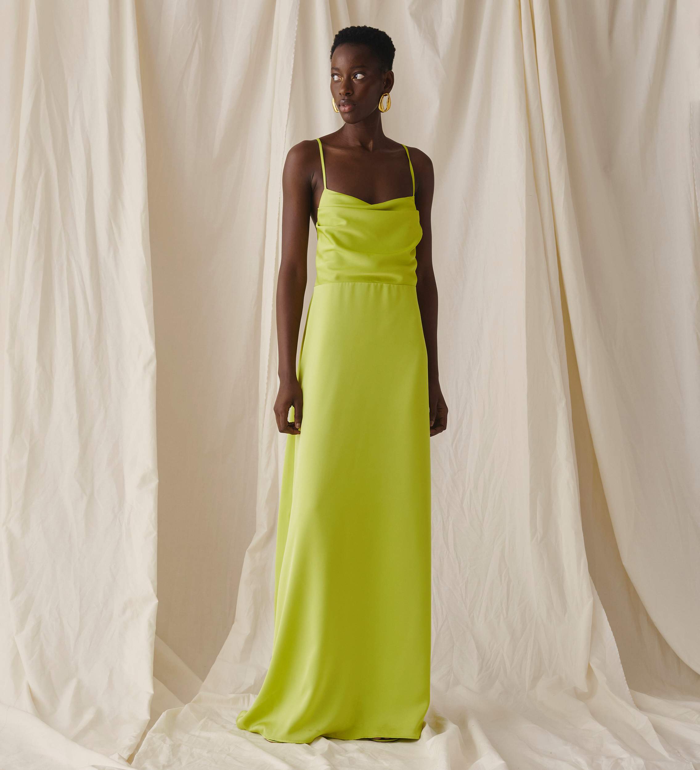Vestido largo tirantes