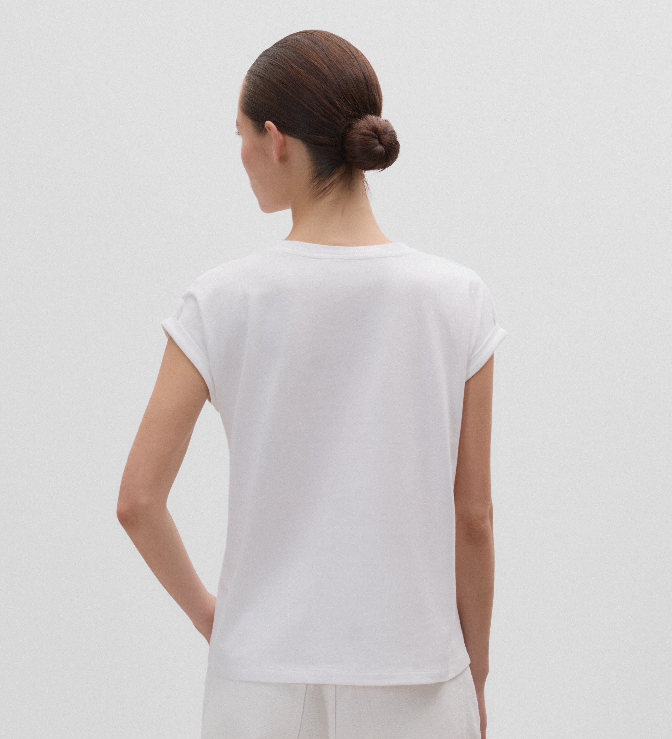 Graphic drop-sleeve t-shirt