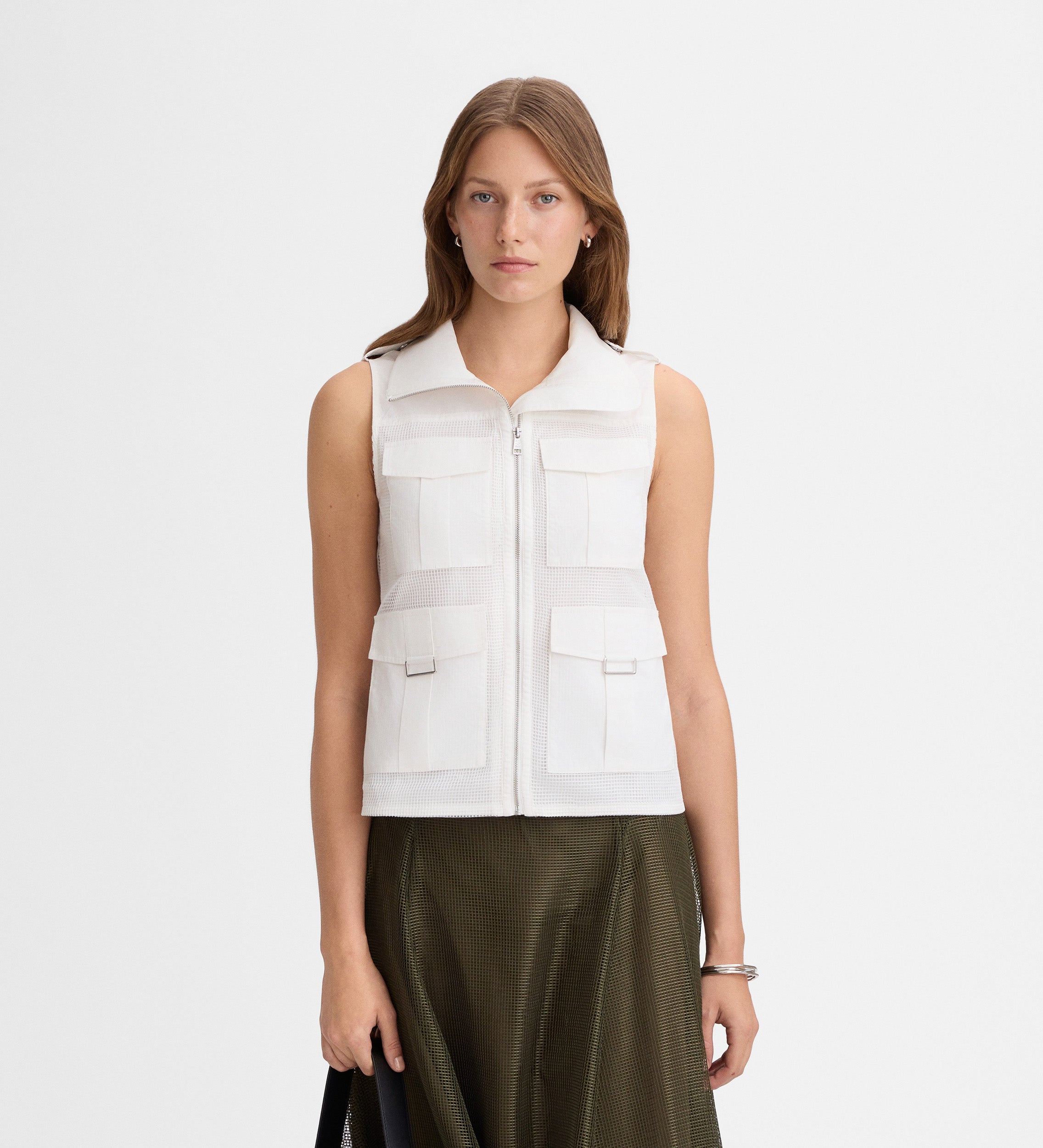 Mesh safari vest