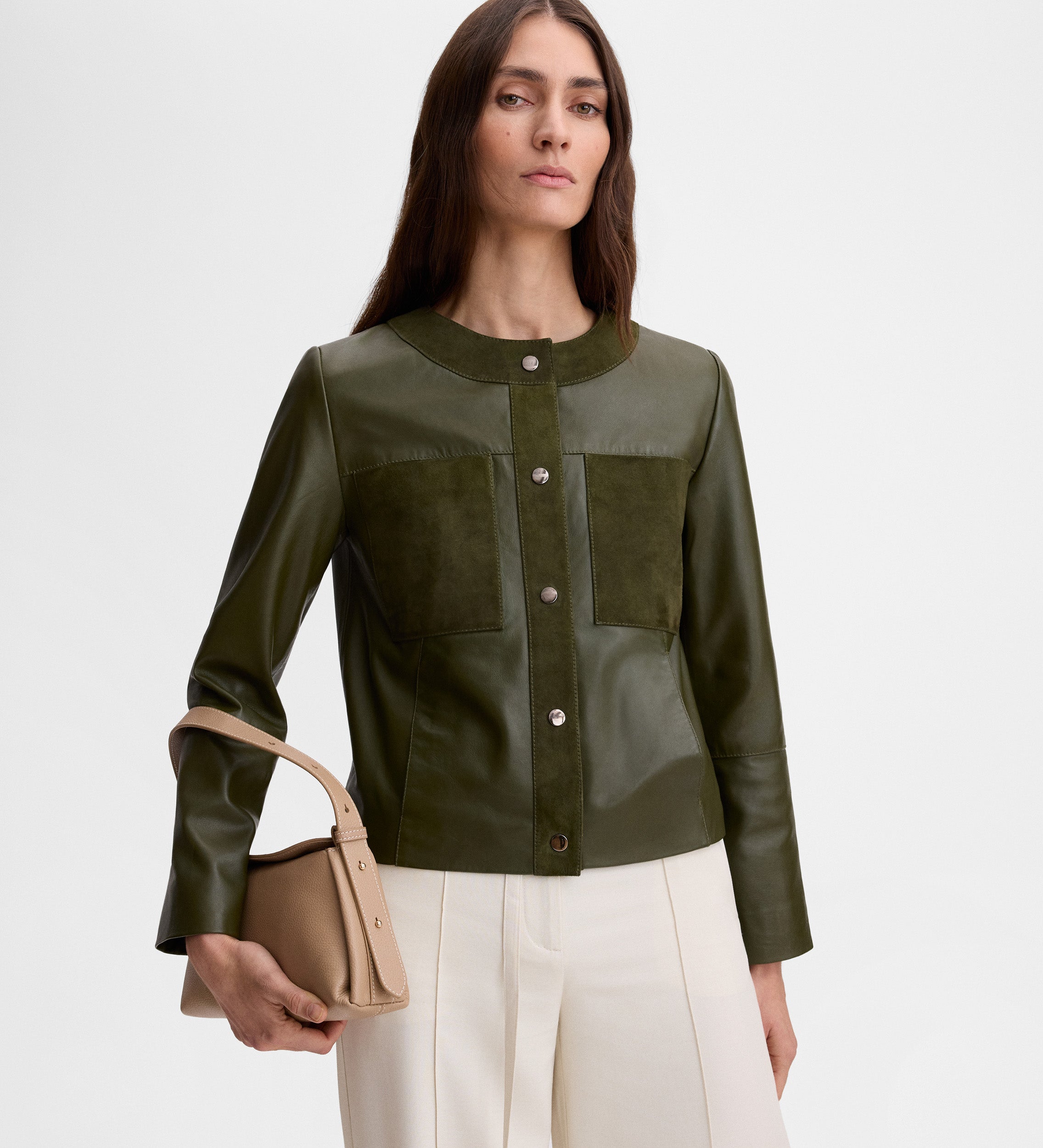 Nappa leather jacket