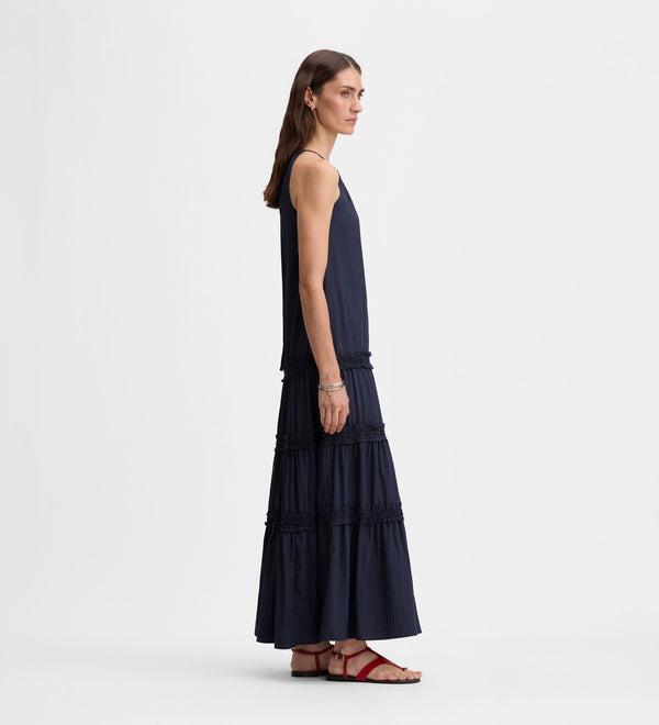 Vestido largo halter