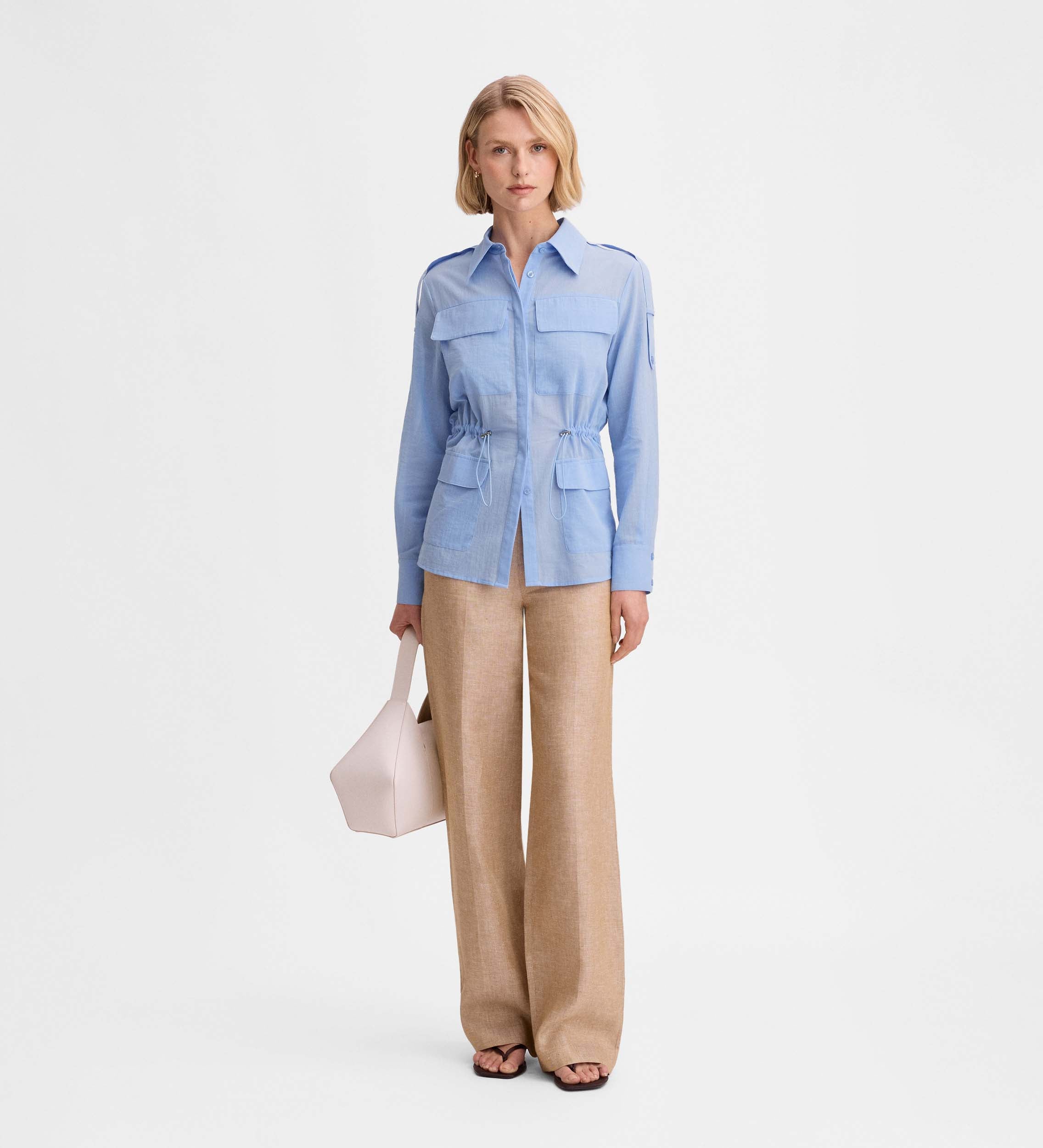 Fitted safari shirt Fitted safari shirt