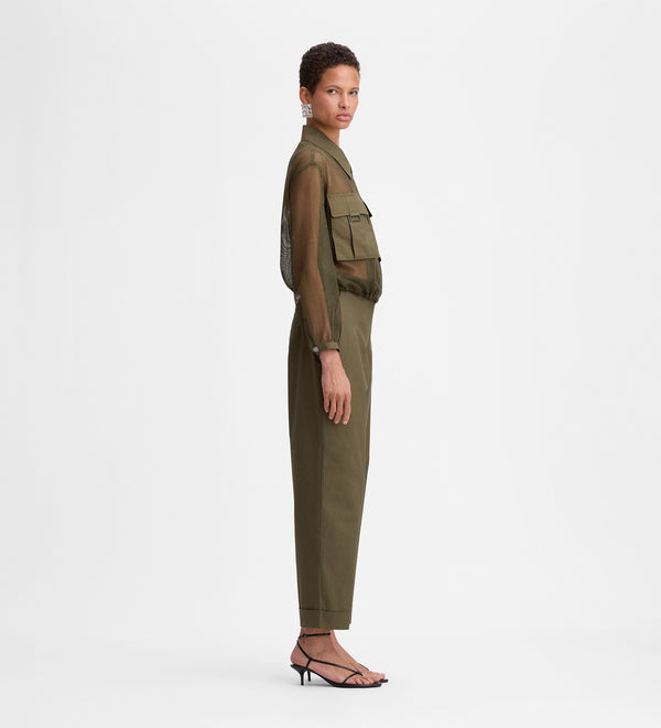 Straight long pants