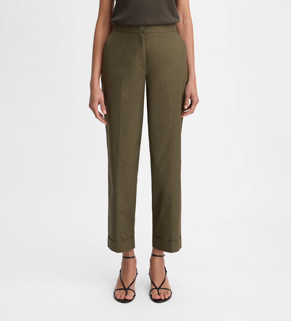 Straight long pants