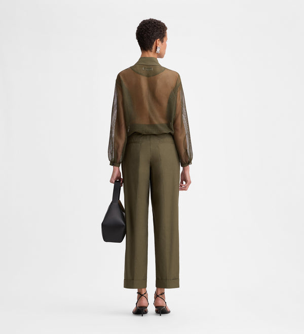 Straight long pants