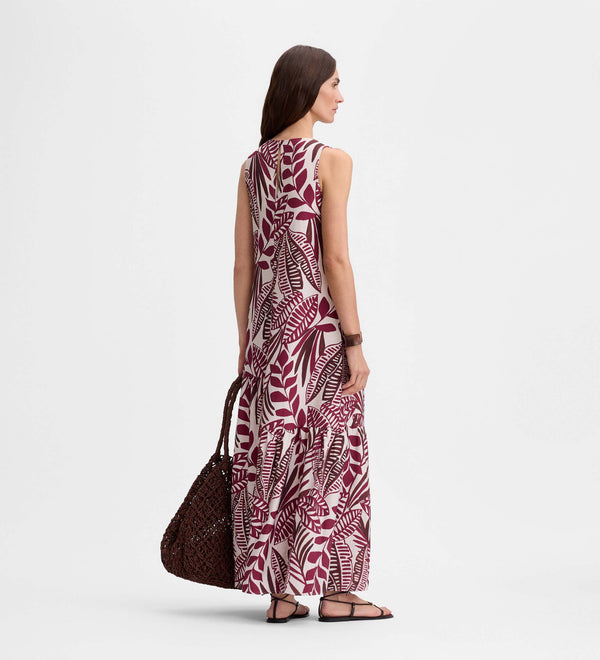 Flowy printed dress