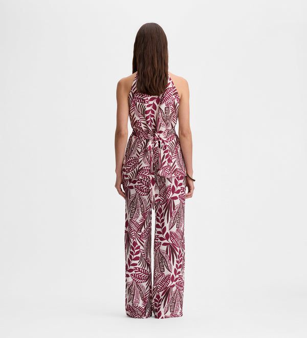 Top halter estampado