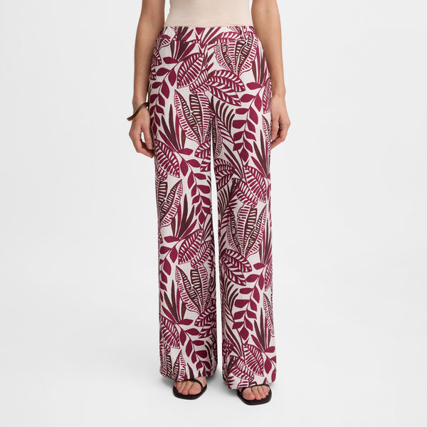 Pantalón fluido estampado
