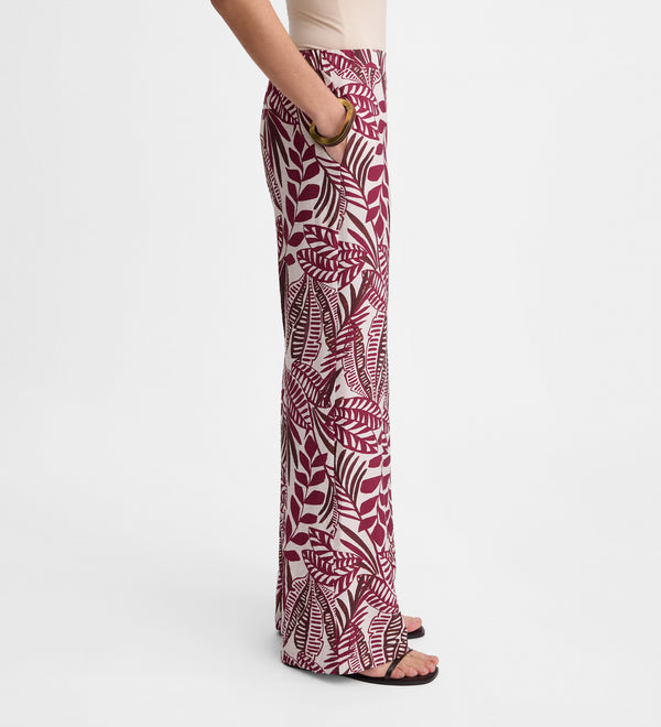 Pantalón fluido estampado