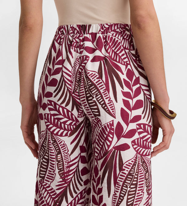 Pantalón fluido estampado