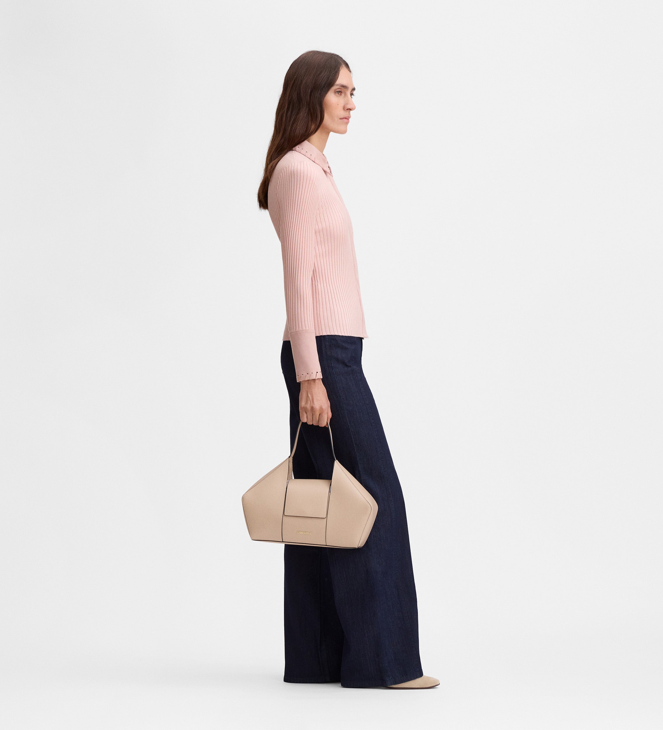 Polo shirt suede details