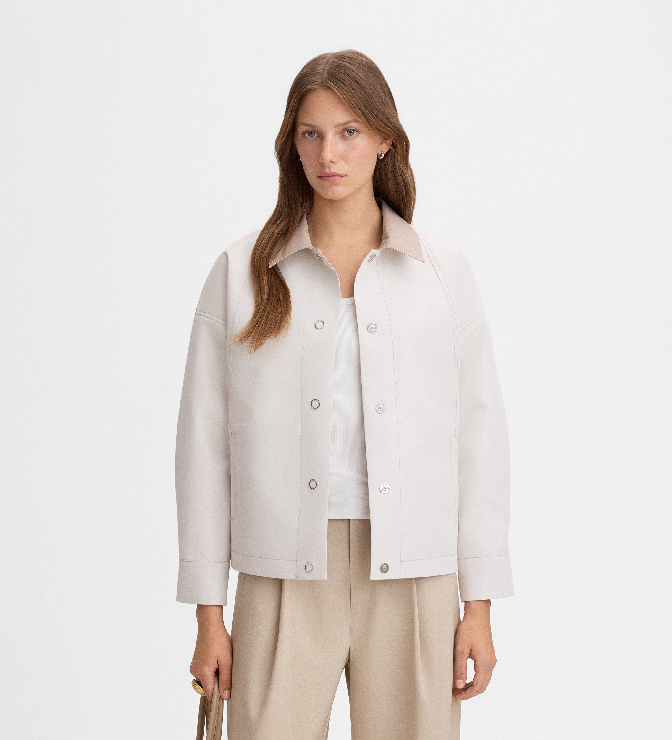 Parka corta reversible