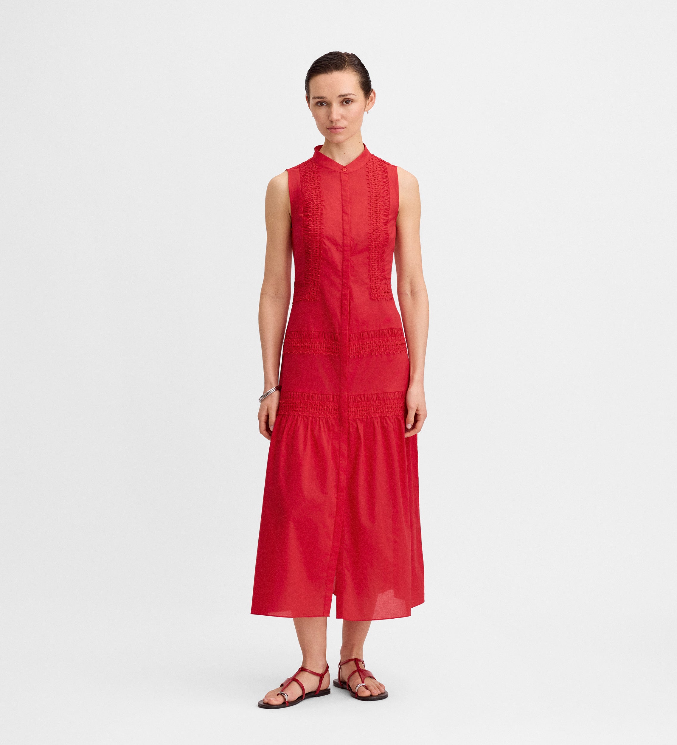 Lace midi dress