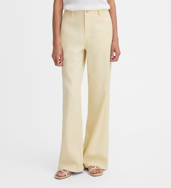 Wide straight pants