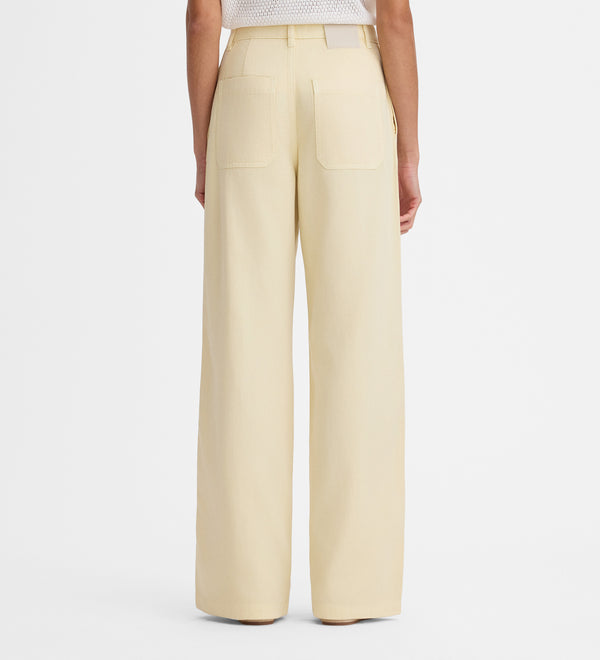 Wide straight pants