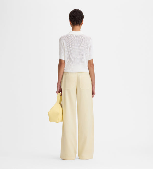 Wide straight pants
