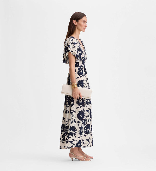 Vestido midi estampado