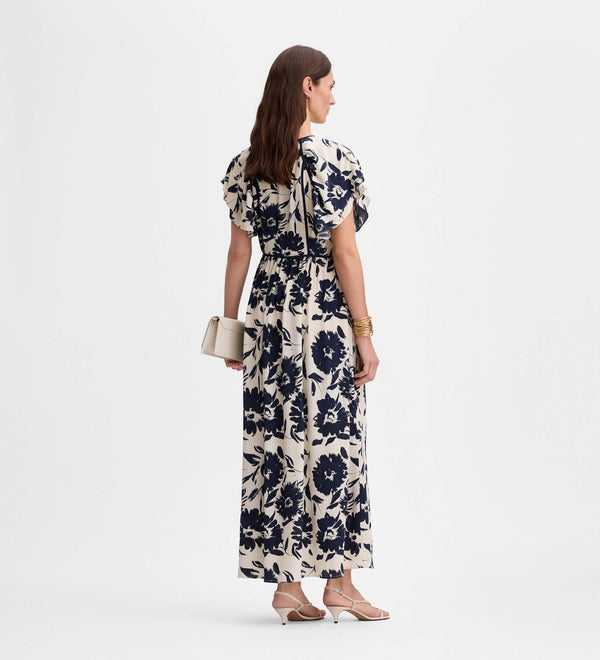 Vestido midi estampado