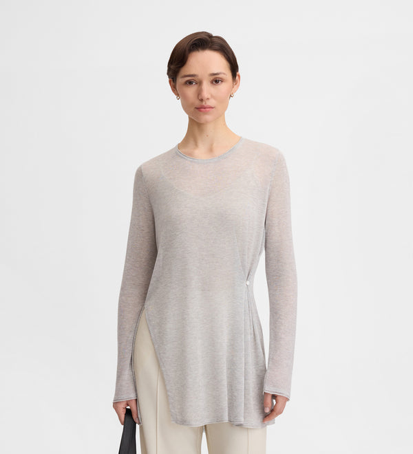 Fitted detail sweater