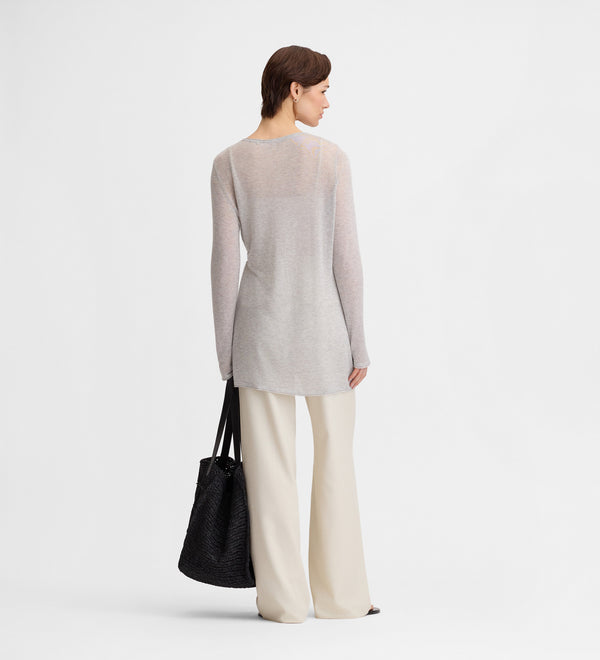Fitted detail sweater
