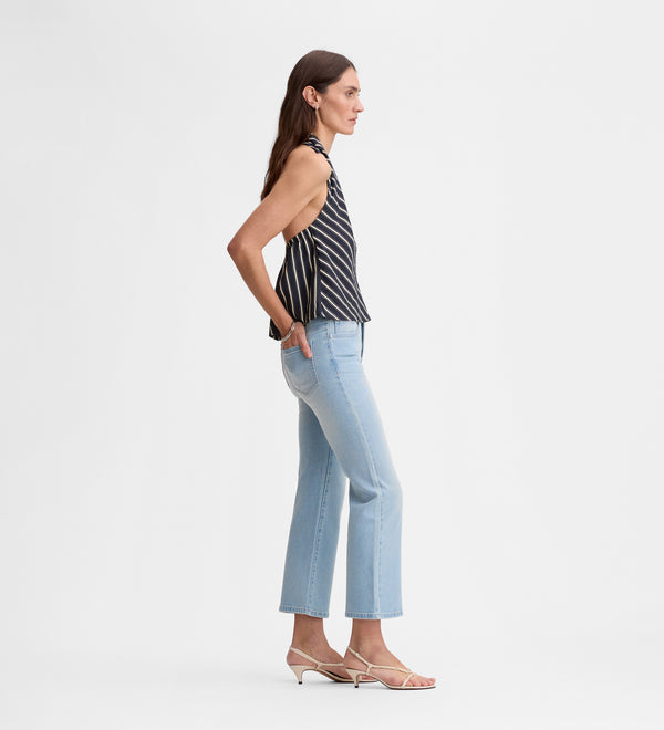 Pantalón crop acampanado