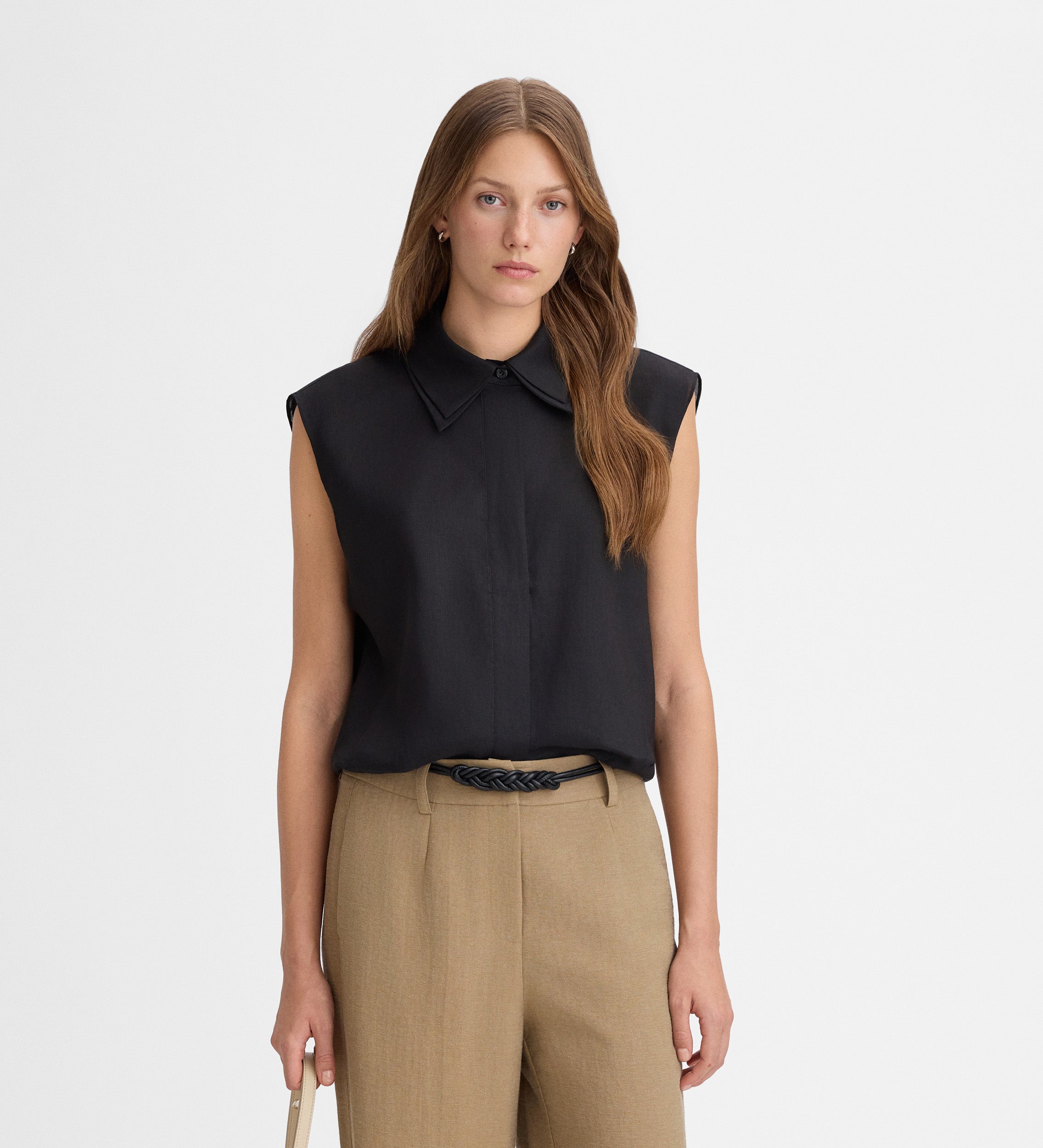 Camisa corta superposición