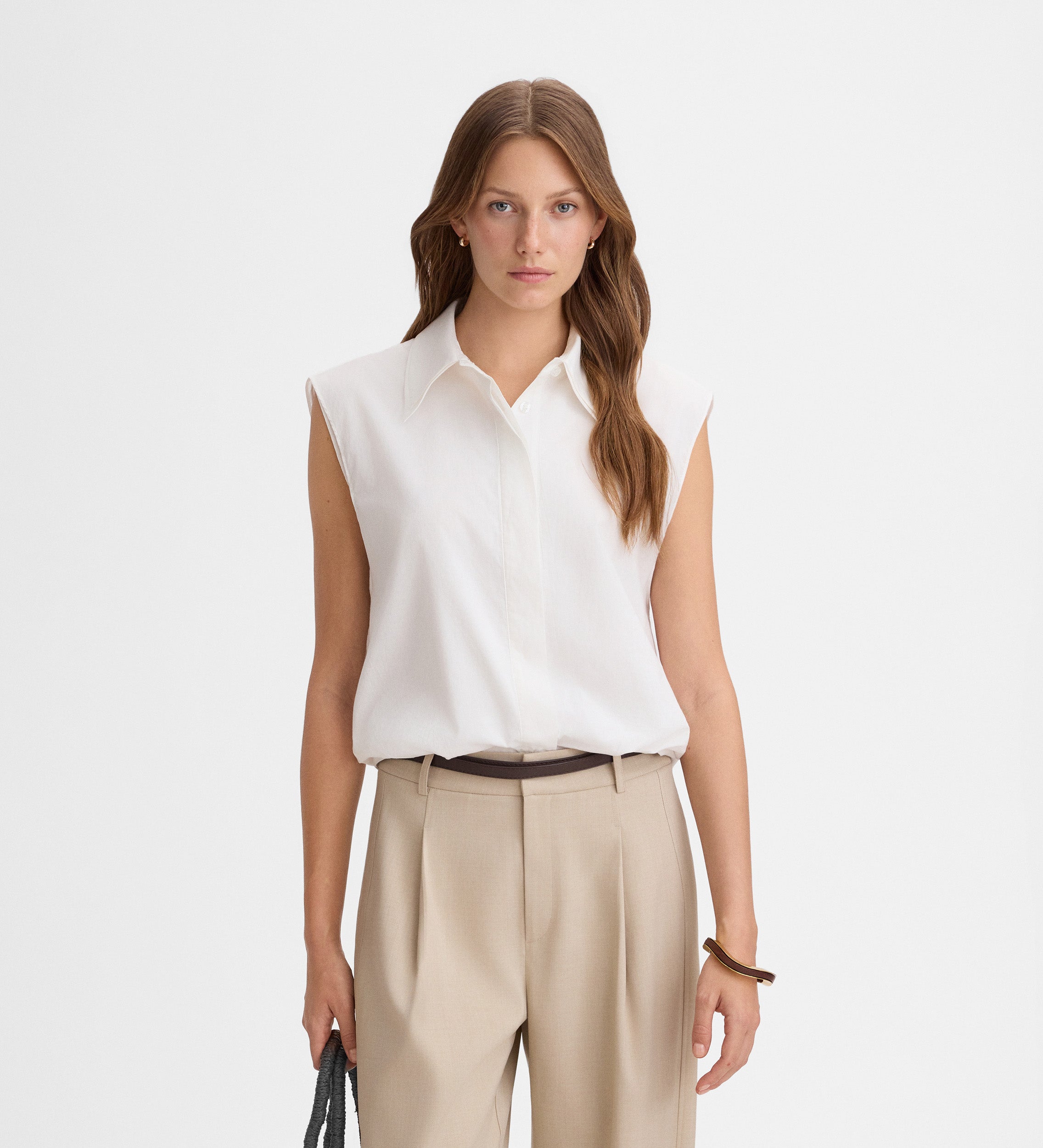 Camisa corta superposición