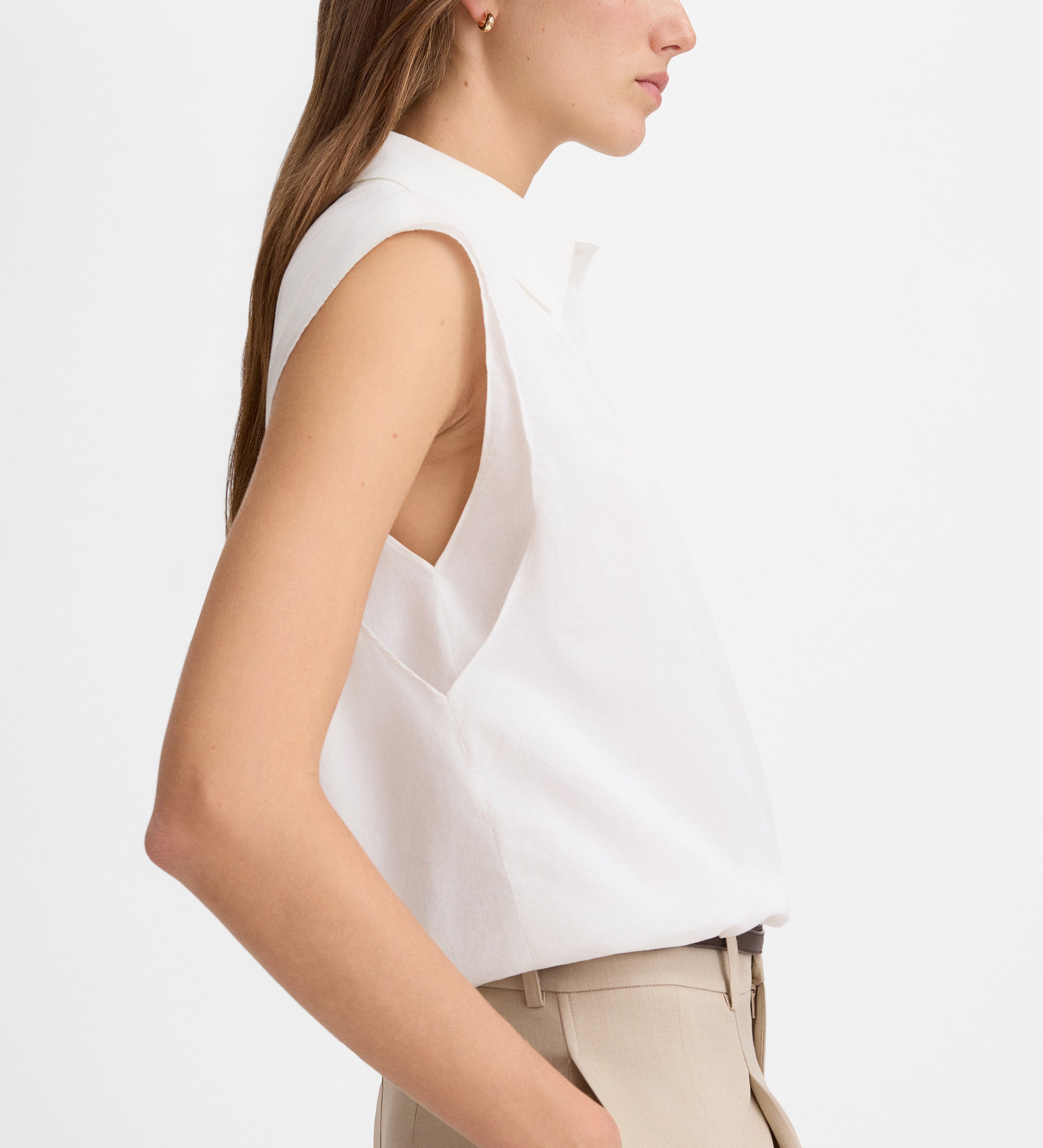 Camisa corta superposición