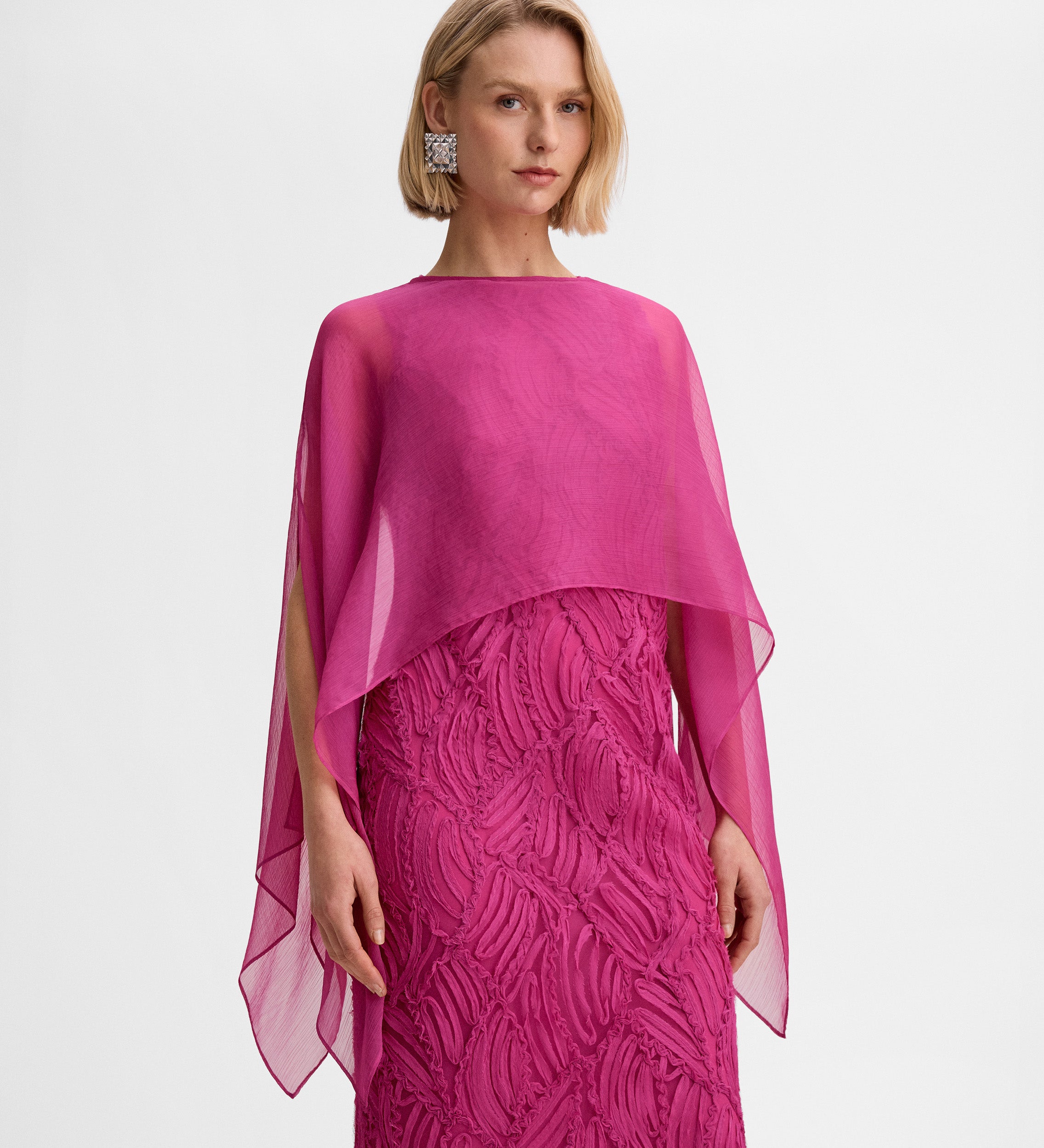 Poncho corto de gasa