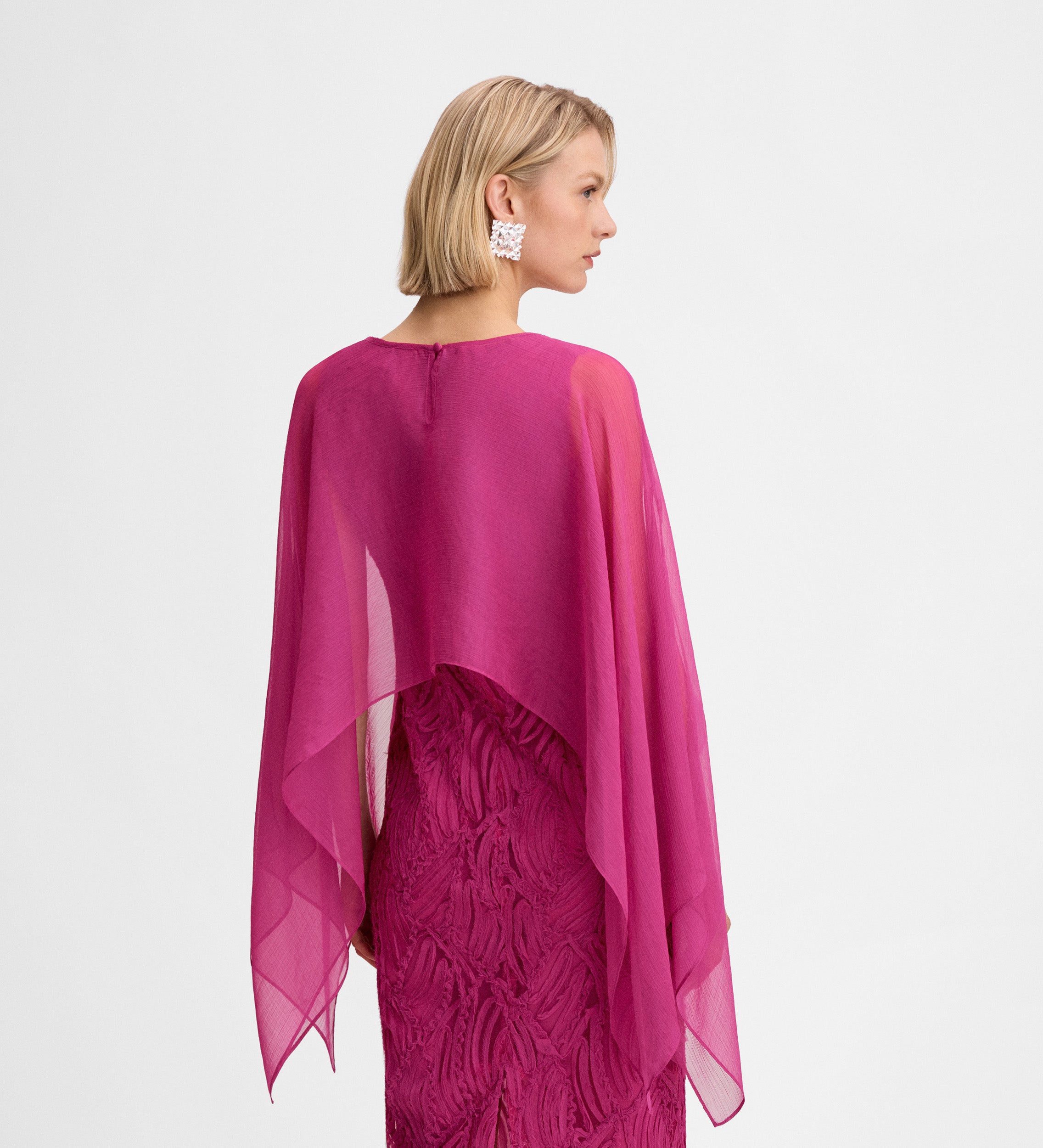 Poncho corto de gasa