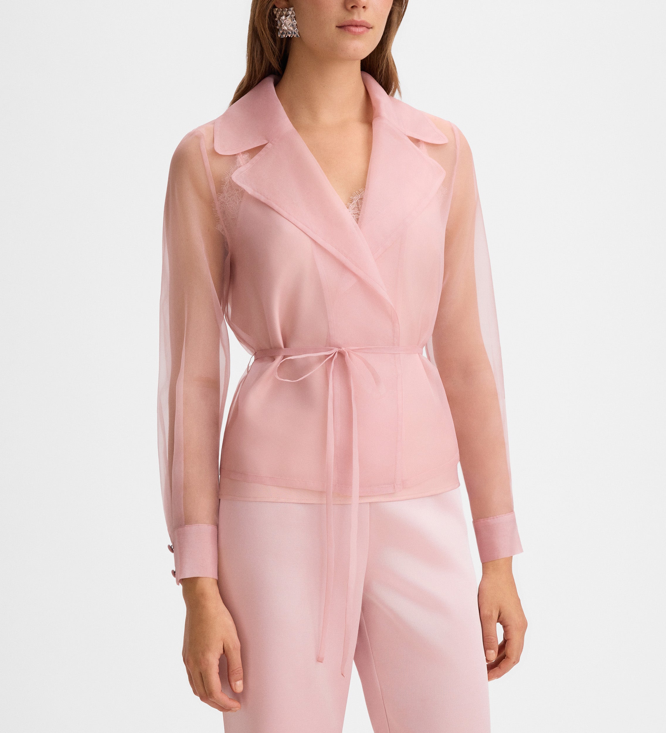 Chaqueta de organza
