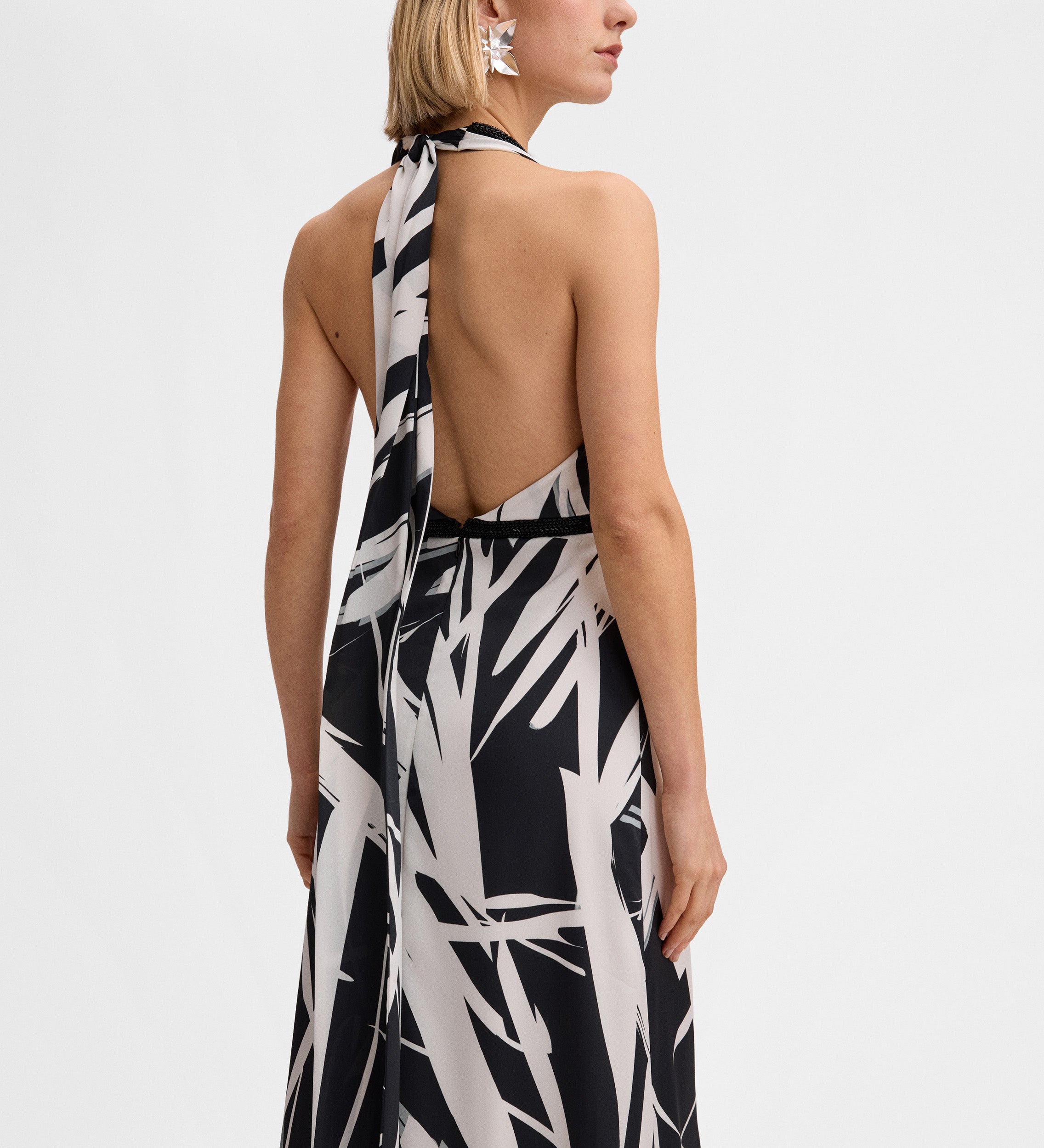 Vestido largo satén