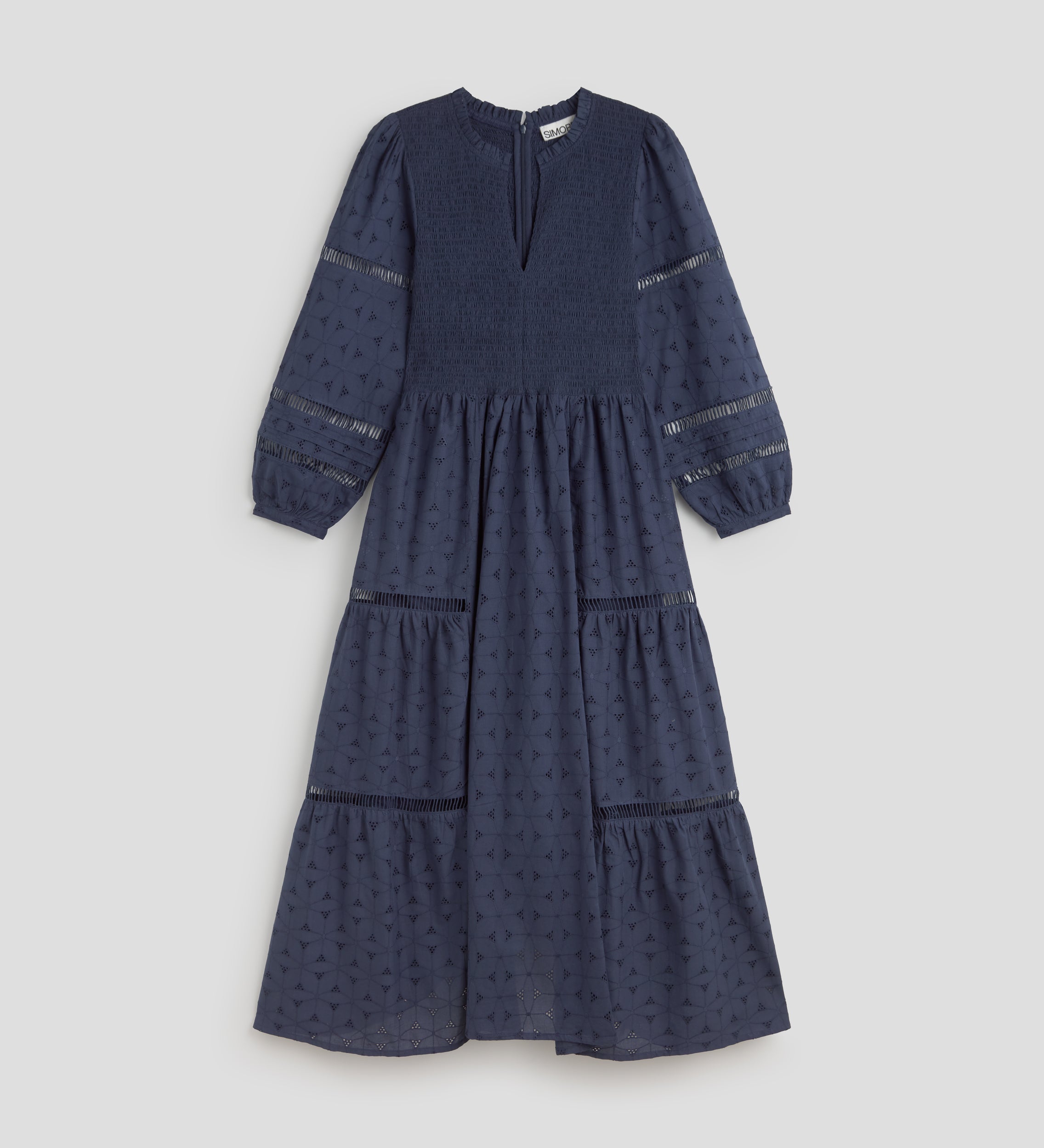 Embroidered cotton dress