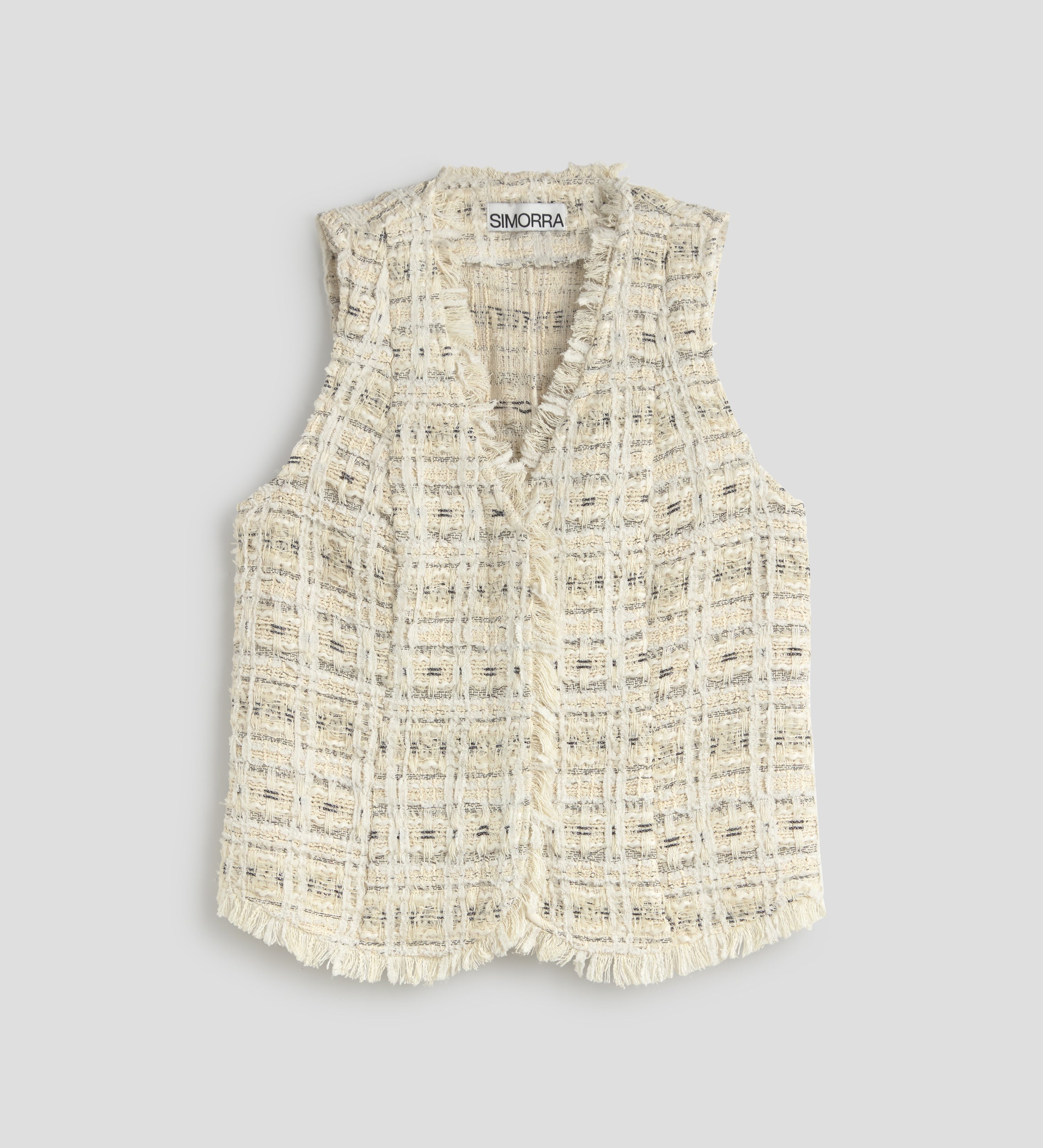 Fancy knitted vest
