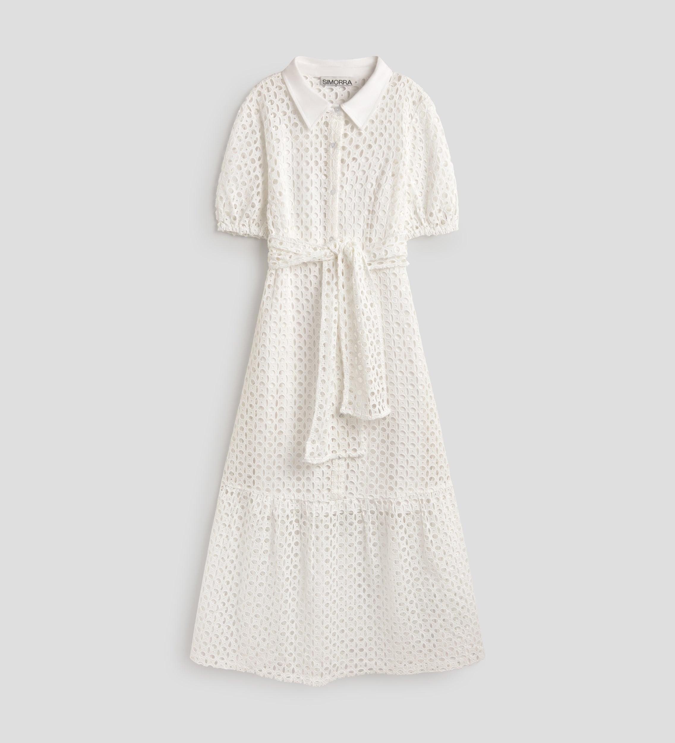 Embroidered cotton dress