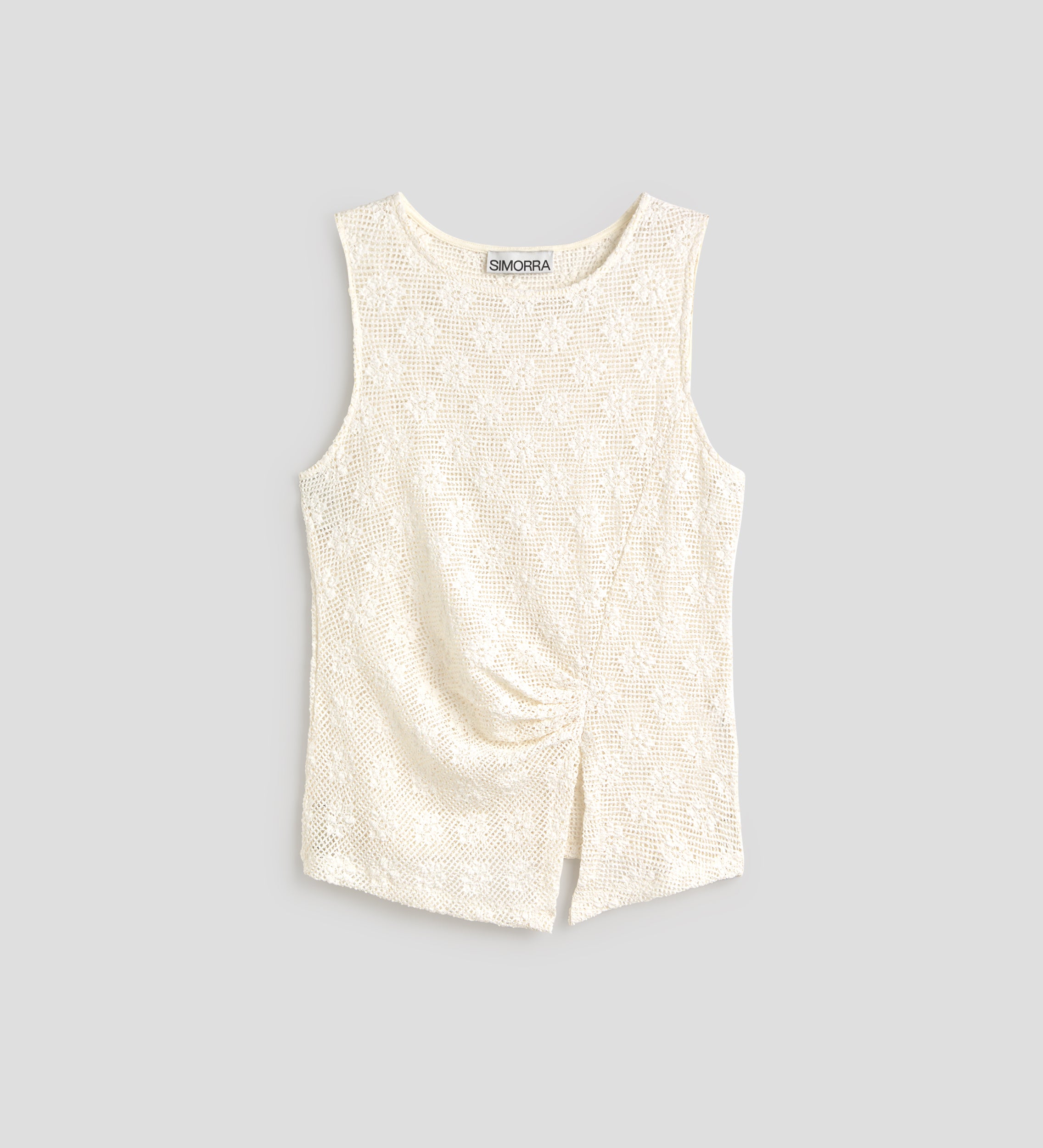 Sleeveless elastic top