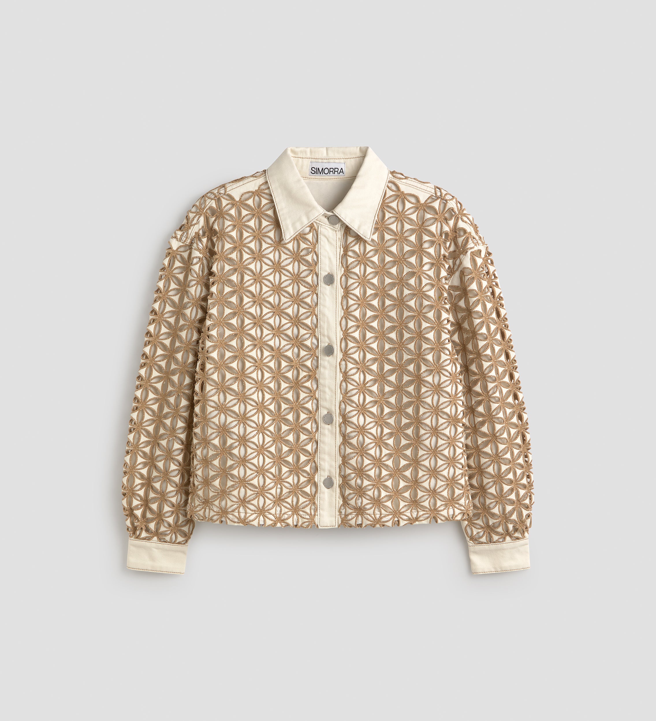 Denim embroidery jacket 