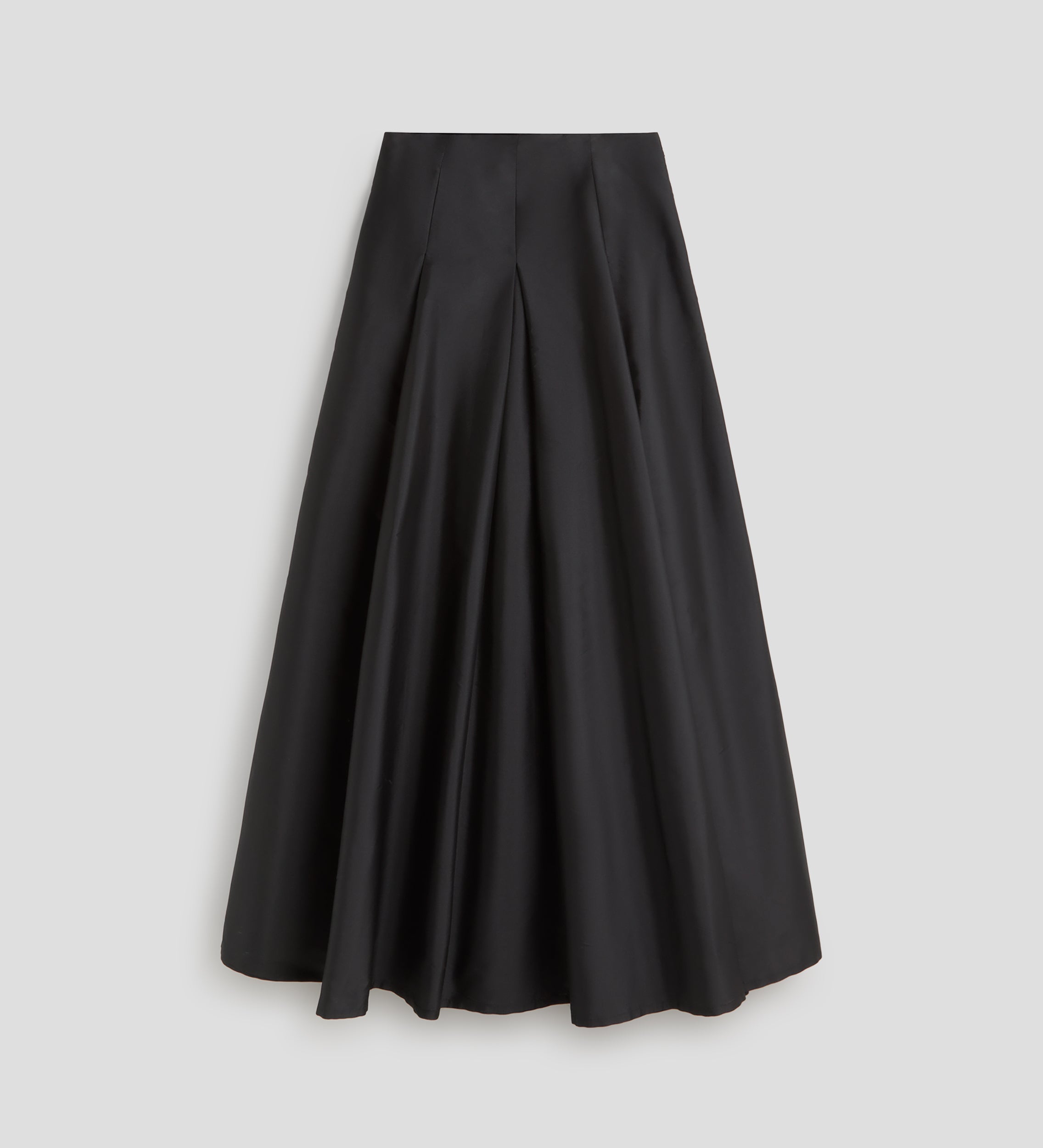 Falda larga tafetán